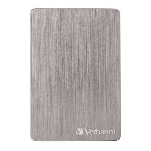 Store N' Go Alu Slim Portable Hard Drive, 1 Tb, Usb 3.2 Gen 1, Silver