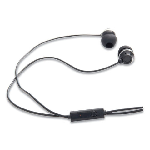 Stereo Earphones With Microphone, Black