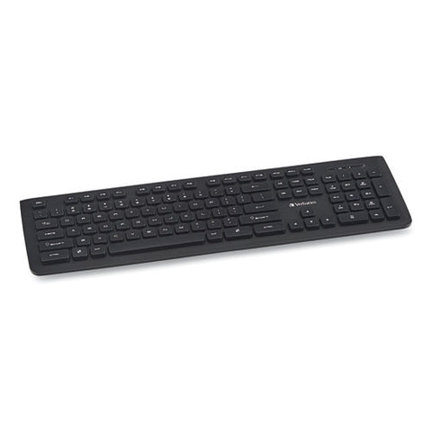 Wireless Slim Keyboard, 103 Keys, Black