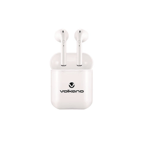 Buds Plus True Wireless Bluetooth Stereo Headphones, White