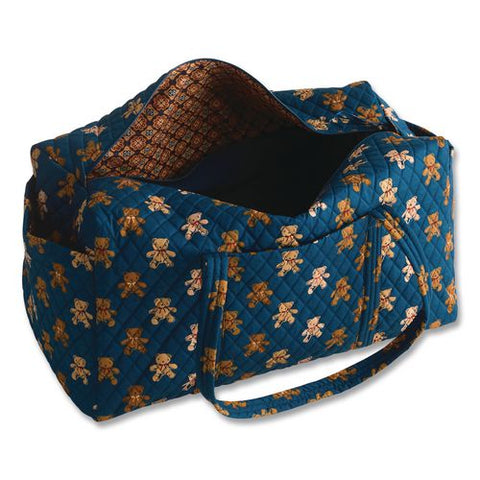 Large Original Cotton Carry-on Duffel, 22 X 11.5 X 11.5, Bunch Of Bears