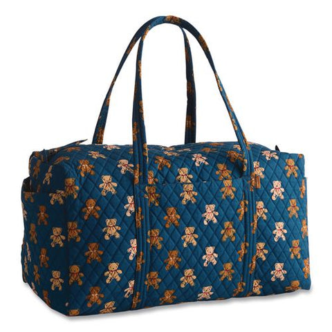 Large Original Cotton Carry-on Duffel, 22 X 11.5 X 11.5, Bunch Of Bears
