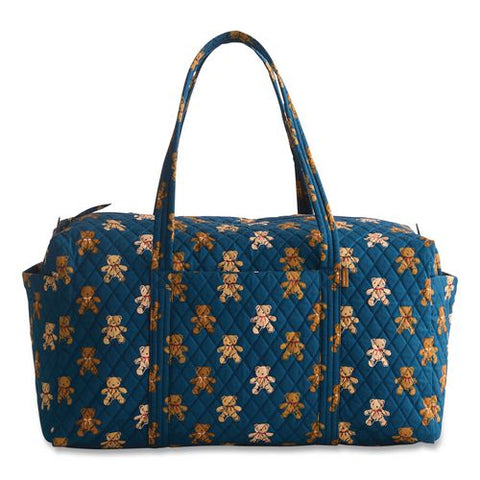 Large Original Cotton Carry-on Duffel, 22 X 11.5 X 11.5, Bunch Of Bears