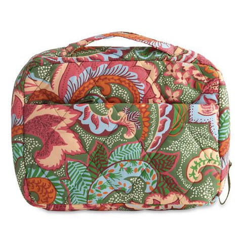 Hanging Travel Organizer, 9.75 X 4 X 7.5, Leaf Me Not Paisley