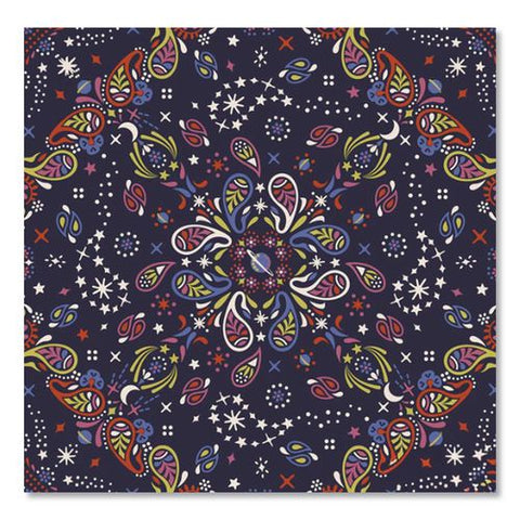 Insulated Lunch Bag, 7.25 X 4.25 X 9, Starry Paisley