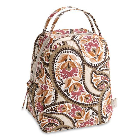Insulated Lunch Bag, 7.25 X 4.25 X 9, Blooming Paisley