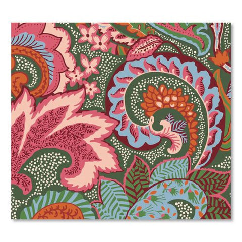 Insulated Lunch Bag, 7.25 X 4.25 X 9, Leaf Me Not Paisley