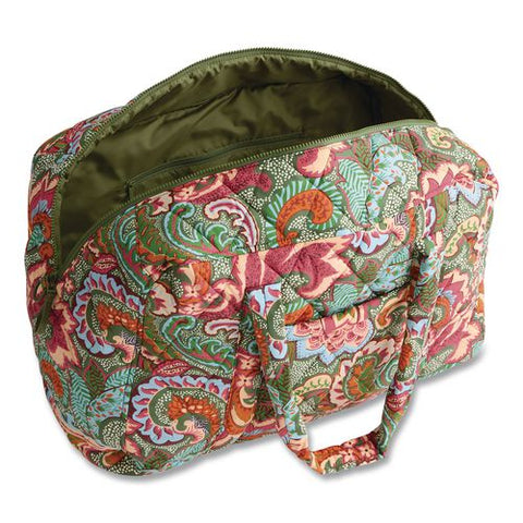 Large Miramar Carry-on Weekender, Fits Devices Up To 13", 19.5 X 8.5 X 12.5, Leaf Me Not Paisley