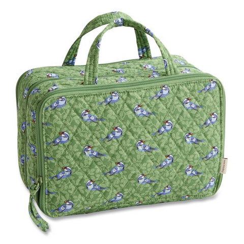 Ultimate Travel Case, 10.75 X 5.5 X 7.25, Green Birds