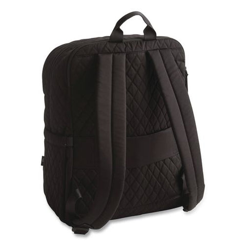 Bancroft Large Premium Cotton Laptop Backpack, Fits Devices Up To 15", 12" X 9" X 16.5", Moonless Night