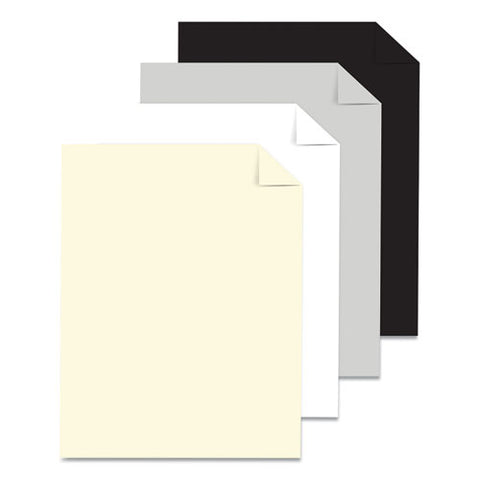 Color Cardstock - "classic" Assortment, 65 Lb Cover Weight, 8.5 X 11, Assorted Classic Colors, 100/pack