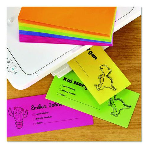 Bulk Envelopes, #10, Bankers Flap, Gummed Closure, Assorted Colors, 200/pack