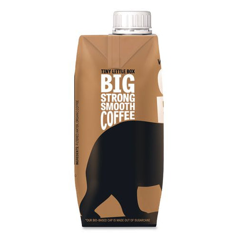 Straight Black Cold Brew Coffee, 11 Oz Carton, 12/carton