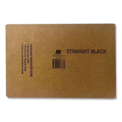 Straight Black Cold Brew Coffee, 3 Gal Tap Box