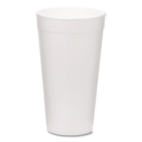Foam Drink Cups, 20 Oz, White, 500/carton