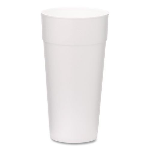 Foam Drink Cups, 24 Oz, White, 300/carton