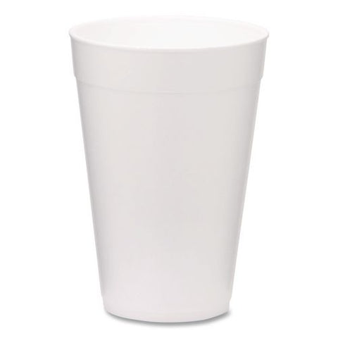 Foam Drink Cups, 32 Oz, White, 500/carton