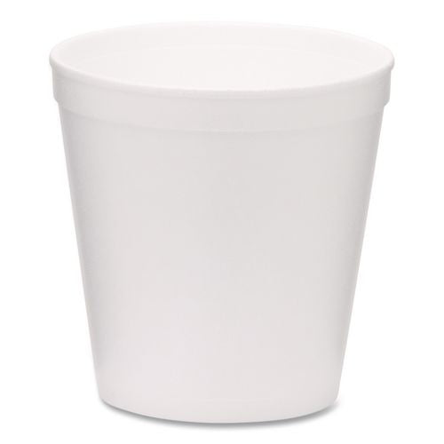 Foam Bowls, Tall Style, 16 Oz, White, 500/carton