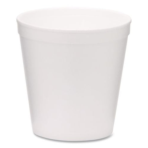 Foam Bowls, Tall Style, 16 Oz, White, 500/carton