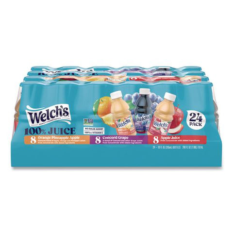 100 Percent Juice Variety Pack, Assorted Flavors, 10 Oz Bottles, 24/pack