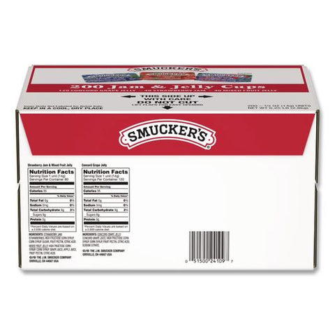 Assorted Jam And Jelly Cups, Assorted Flavors, 0.5 Oz Cup, 200/carton