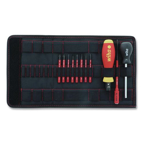 11-piece Insulated Torquevario-s (10-50 In/lbs) And Slimline Blade Set, Phillips, Metric Slotted, Square And Xeno Bits