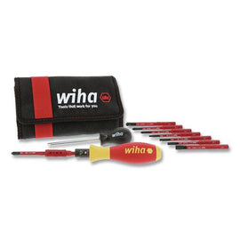 11-piece Insulated Torquevario-s (10-50 In/lbs) And Slimline Blade Set, Phillips, Metric Slotted, Square And Xeno Bits
