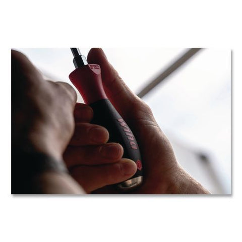 Two-piece Extra Heavy Softfinish Screwdriver Set, Metric Slotted And Phillips, Black/red Handle