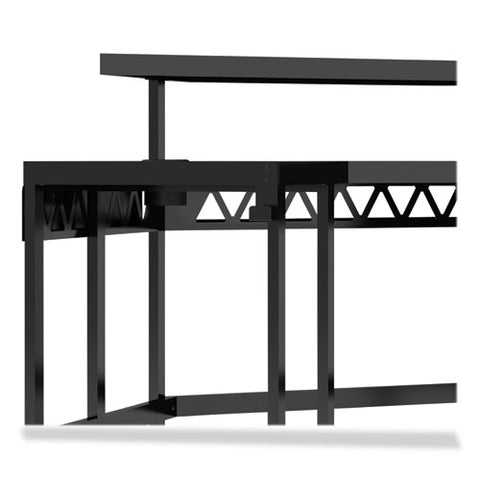 Levelup Gear Leet Corner Gaming Desk, 53.25" X 51.75" X 36.75", Onyx