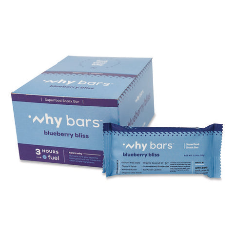 Superfood Snack Bar, Blueberry Bliss, 2.04 Oz Bar, 12/box