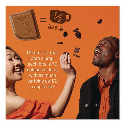 Caffeinated Peanut Butter Milk Chocolate Bites, 0.48 Oz, 50/box