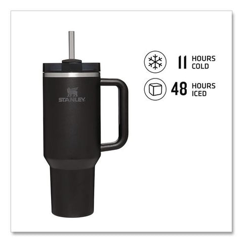 Quencher H2.0 Flowstate Stainless Steel Double Wall Insulated Tumbler, 40 Oz, Black