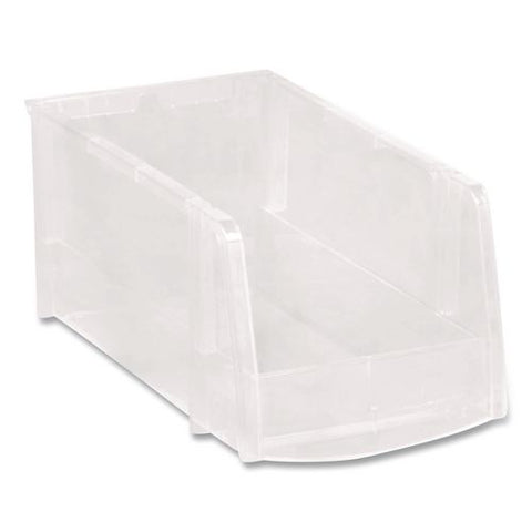 Stackable Storage Bin, 0.38 L, 3 X 4.5 X 7.5, Clear
