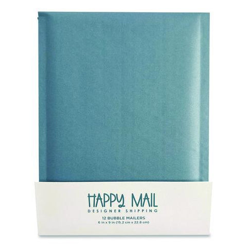 Self-sealing Bubble Mailer, 6 X 9, Blue, 12/pack