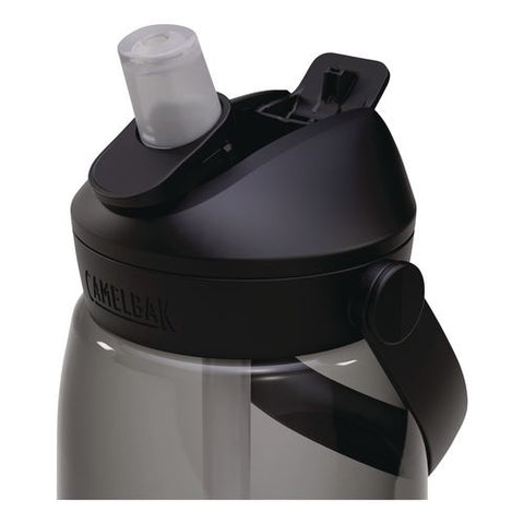 Thrive Flipstraw Plastic Water Bottle, 32 Oz, Charcoal