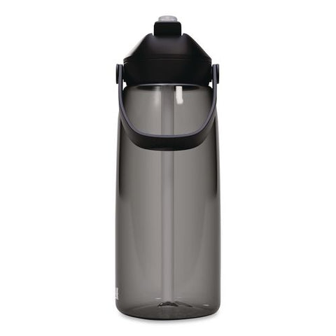 Thrive Flipstraw Plastic Water Bottle, 32 Oz, Charcoal