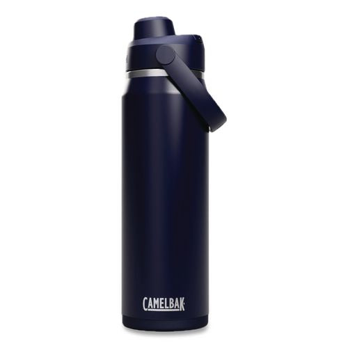 Hrive Chug Vacuum Insulated Stainless Steel Water Bottle, 25 Oz, Navy