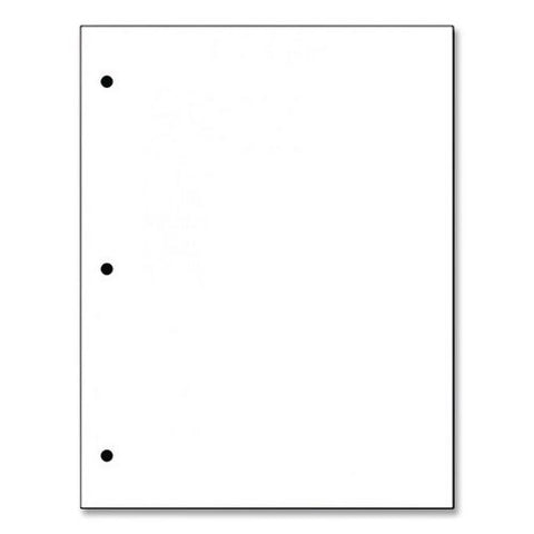 Copy Paper, 92 Bright, 3-hole Punch, 20 Lb Bond Weight, 8.5 X 11, White, 500 Sheets/ream, 5 Reams/carton