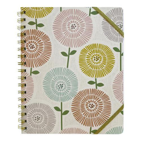 Down To Earth Ideal Notebook, 3 Sections, Medium/college Rule, Randomly Assorted Cover Colors/designs, (100) 8.75 X 7 Sheets