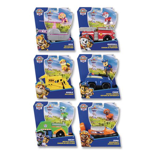 Vehicle Set, Preschool, 6/carton