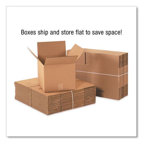Shipping Boxes, Regular Slotted Container (rsc), 6" X 8" X 4", Kraft, 25/bundle