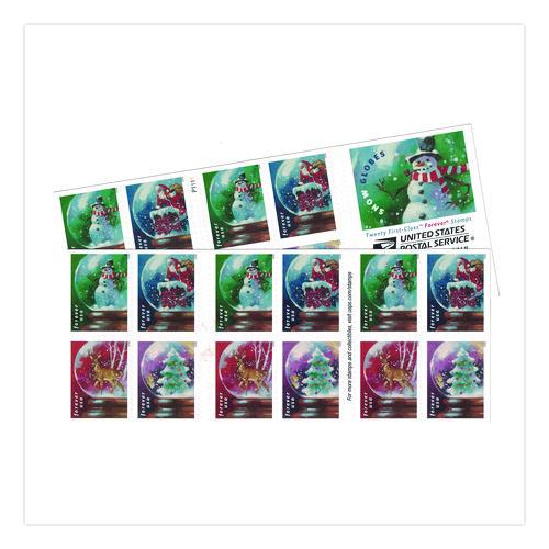 First-class Forever Stamps, Holiday, 20/book