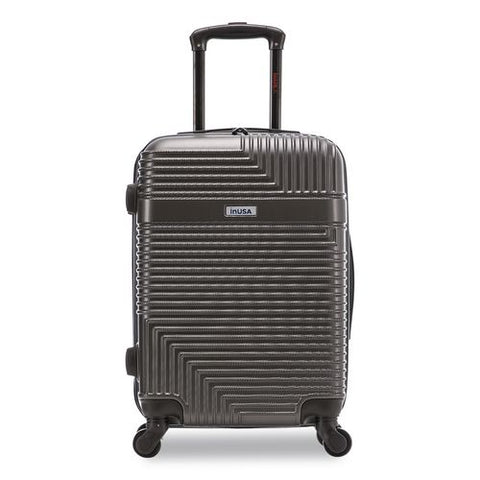 Resilience 20" Hardside Carry-on Suitcase, 14.96 X 8.66 X 21.65, Charcoal