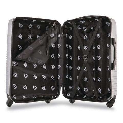 Resilience 20" Hardside Carry-on Suitcase, 14.96 X 8.66 X 21.65, Silver