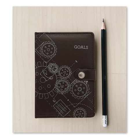 Debossed Leather Journal, 1-subject, Randomly Assorted Cover, (256) 8.5 X 6 Sheets