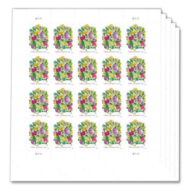 2 Oz First-class Forever Stamps, Wedding Blooms, 100/pack