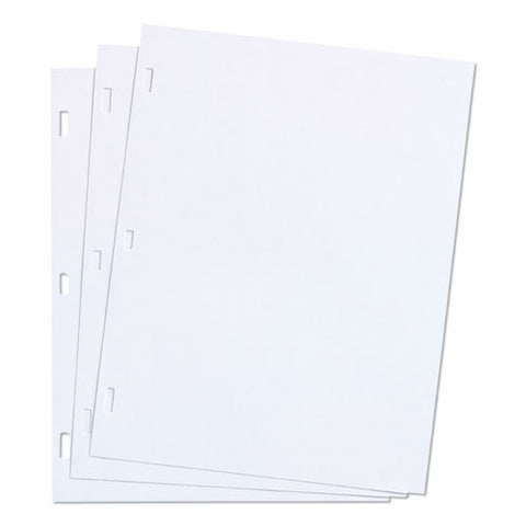 Ledger Sheets For Corporation And Minute Book, 11 X 8.5, White, Loose Sheet, 100/box