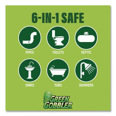 Green Gobbler Drain Clog Dissolver, 31 Oz Bottle