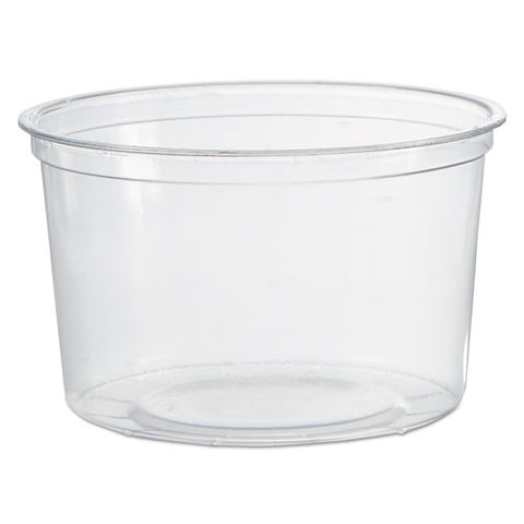 Deli Containers, 16 Oz, Clear, Plastic, 50/pack, 10 Packs/carton