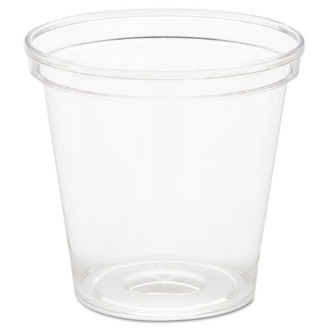 Comet Plastic Portion/shot Glass, 1 Oz, Clear, 50/pack, 50 Packs/carton